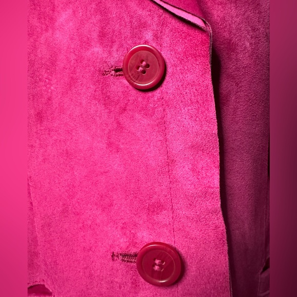 DANIER PINK SUEDE VINTAGE JACKET - Picture 7 of 11
